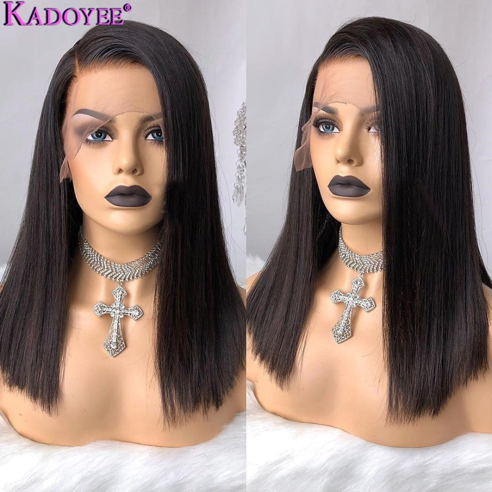 Europe, America, African Wigs, Female Human Hair Wigs, Front Lace Real Wigs Europe, America, African Wigs, Female Human Hair Wigs, Front Lace Real Wigs